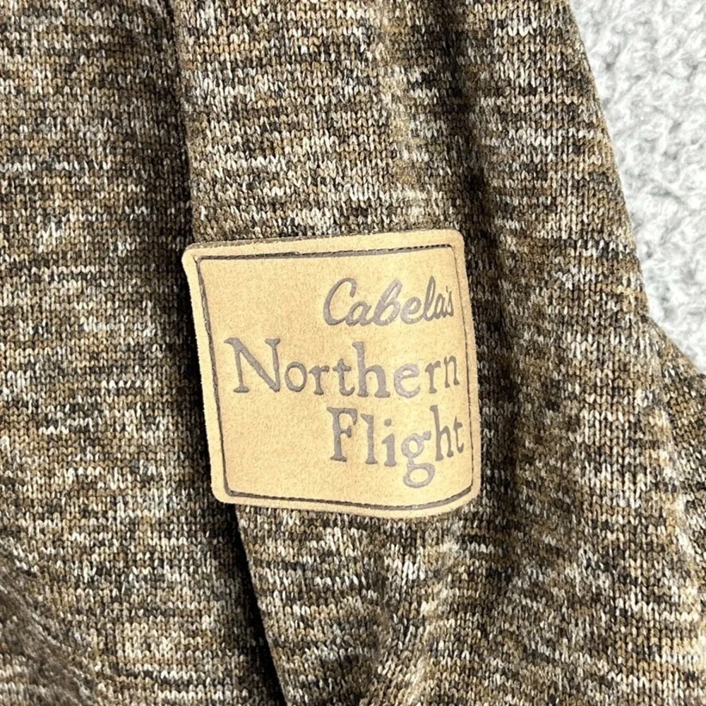 Cabela's Northern Flight‎ Midweight Long Sleeve Sweater Mens Large Cozy Outdoor